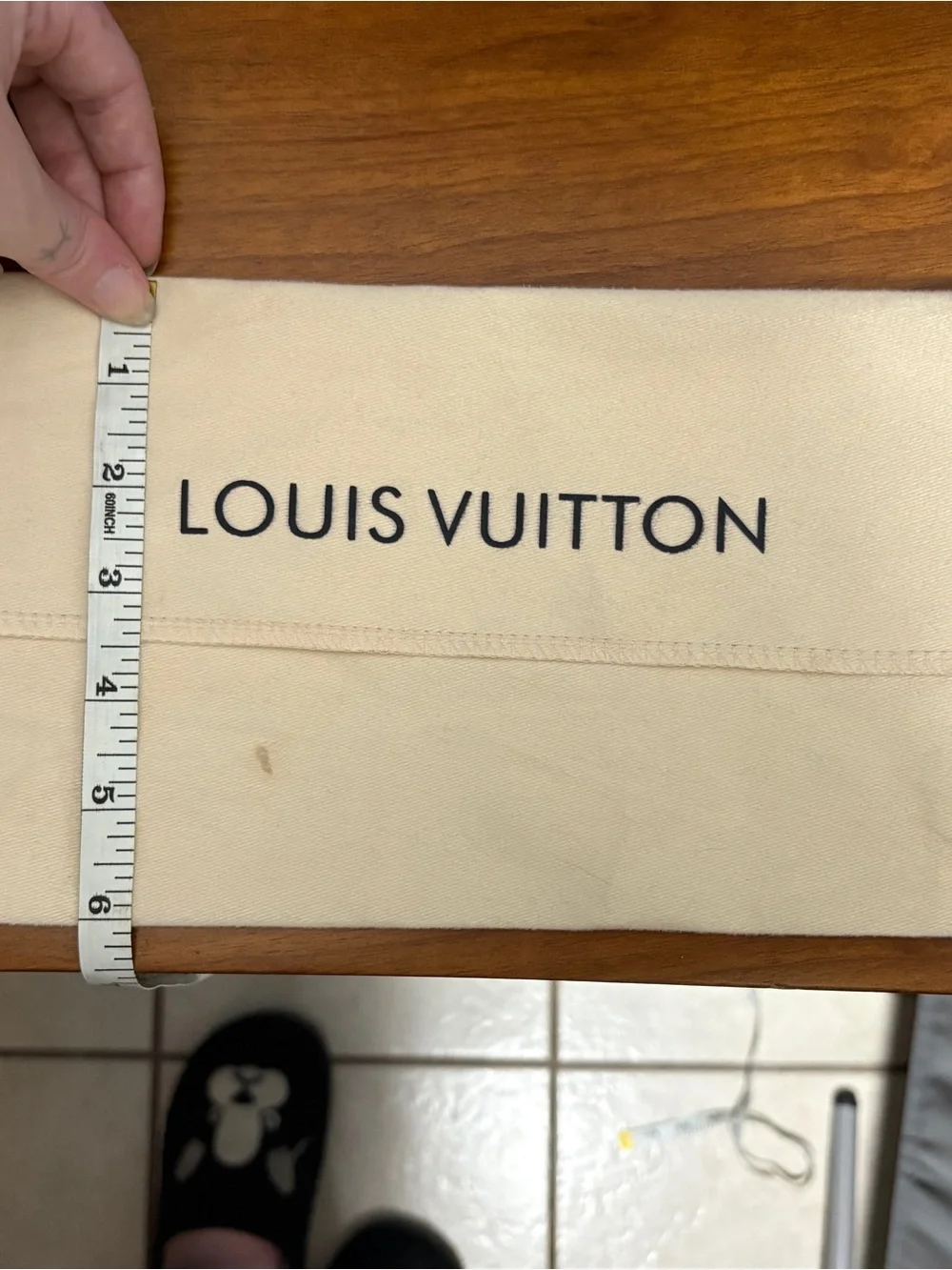 Louis Vuitton Empty Dust Bag Envelope Flap Style